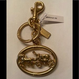 Horse And Carriage Bag Charm